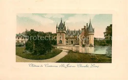AK / Ansichtskarte Saint Just en Chevalet Chateau de Contenson Saint Just en Chevalet