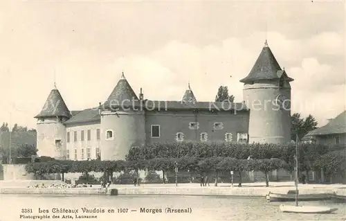 AK / Ansichtskarte Morges Les Chateaux Vaudois en 1907 Morges