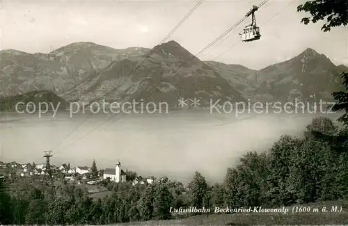 AK / Ansichtskarte Klewenalp Luftseilbahn Panorama Klewenalp