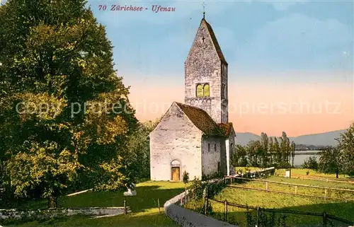 AK / Ansichtskarte Ufenau_Ufnau_Insel_Zuerichsee Kirche 
