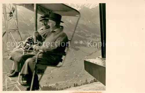 AK / Ansichtskarte Adelboden Sessellift Adelboden