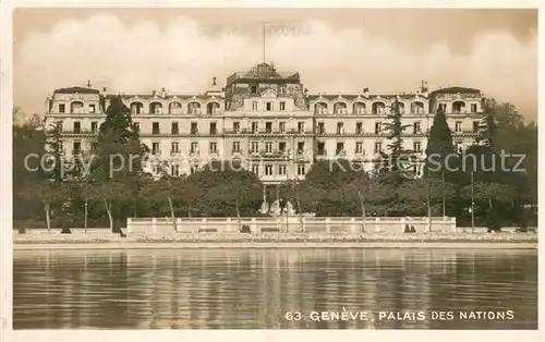 AK / Ansichtskarte Geneve_GE Palais des Nations Geneve_GE