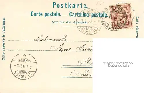 AK / Ansichtskarte Geneve_GE Geneve et le Mont Blanc Geneve_GE