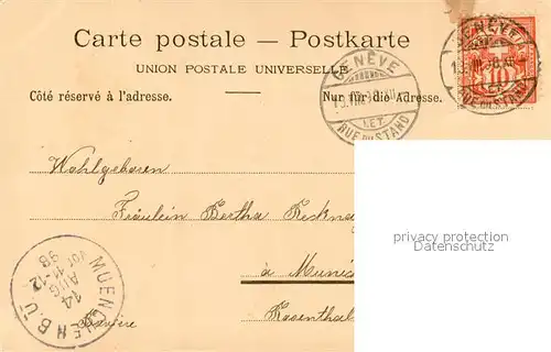 AK / Ansichtskarte Geneve_GE La Rade Geneve_GE