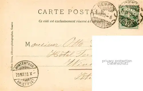 AK / Ansichtskarte Geneve_GE La Jonction Geneve_GE