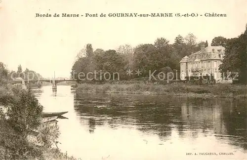 AK / Ansichtskarte Gournay sur Marne_93 Chateau 