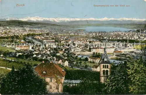 AK / Ansichtskarte Zuerich_ZH Gesamtansicht Zuerich_ZH