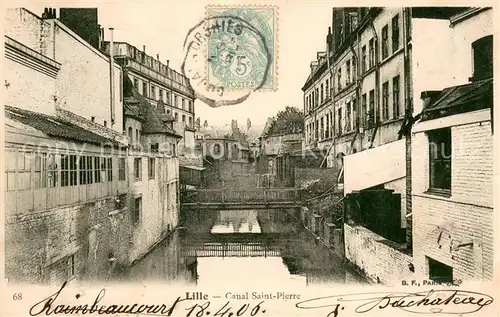 AK / Ansichtskarte Lille_59 Canal Saint Pierre 