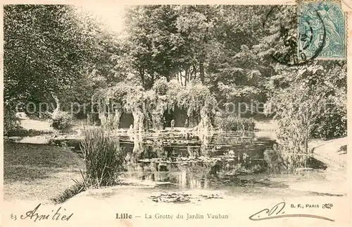 AK / Ansichtskarte Lille_59 La Grotte du Jardin Vauban 