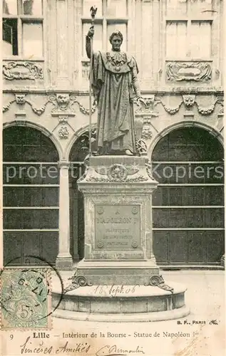 AK / Ansichtskarte Lille_59 Statue de Napoleon 