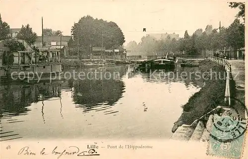 AK / Ansichtskarte Lille_59 Pont de l Hippodrome 