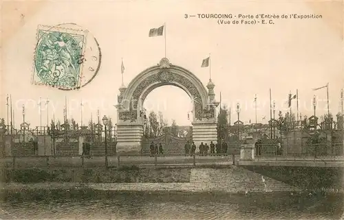 AK / Ansichtskarte Tourcoing_59 Porte d Entree de l Exposition 