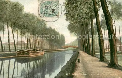 AK / Ansichtskarte Tourcoing_59 Le Canal 