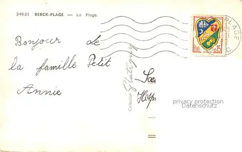 AK / Ansichtskarte Berck Plage_62 Der Strand 
