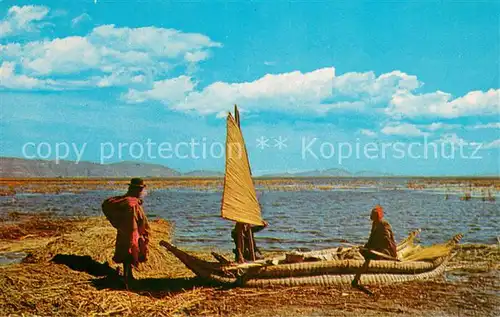 AK / Ansichtskarte Fischerei Titicaca Lake 