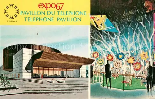 AK / Ansichtskarte Exposition_Universelle_Internationale_Montreal_1967 pavillon de Telephone  