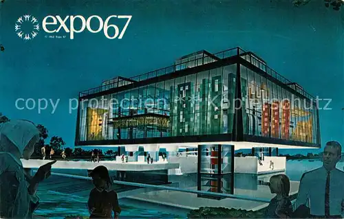 AK / Ansichtskarte Exposition_Universelle_Internationale_Montreal_1967 Pavillon de la Province de Quebec 