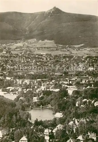AK / Ansichtskarte Liberec_Reichenberg Stadtpanorama Berge 