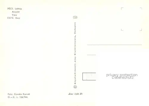 AK / Ansichtskarte Pecs Stadtpanorama Sender Pecs