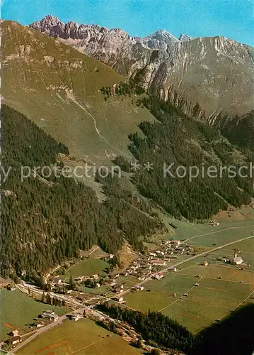 AK / Ansichtskarte Elbigenalp Panorama Alpen Hotel Alpenrose Elbigenalp