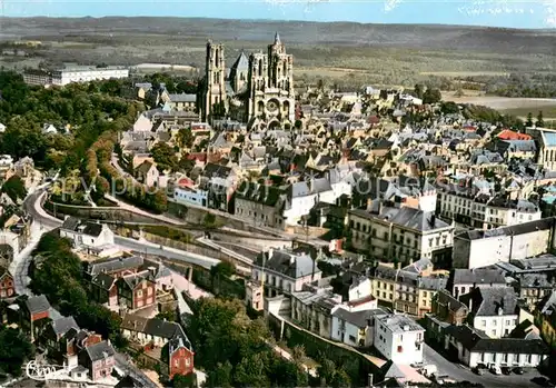 AK / Ansichtskarte Laon_02_Aisne Vue generale aerienne Cathedrale 