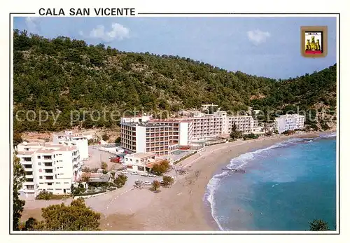 AK / Ansichtskarte Cala_San_Vicente_Ibiza Hotels am Strand Cala_San_Vicente_Ibiza