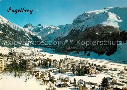 AK / Ansichtskarte Engelberg__OW Winterpanorama mit Spannoerter und Titlis Alpen 