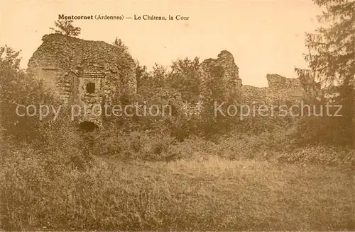 AK / Ansichtskarte Montcornet_08_Ardennes Le Chateau La Cour 