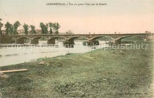 AK / Ansichtskarte Gondreville_54 Vue du grand Pont sur la Moselle 