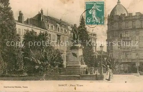 AK / Ansichtskarte Nancy_54 Place Thiers 