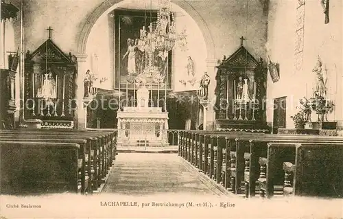 AK / Ansichtskarte Bertrichamps_54 Die Kapelle Innenansicht 