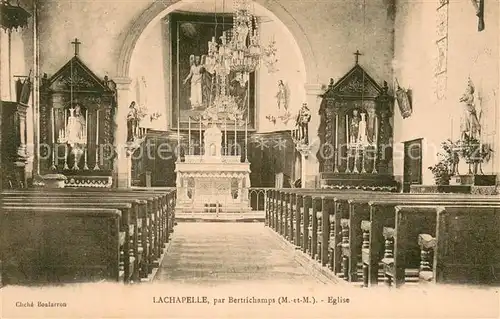 AK / Ansichtskarte Bertrichamps_54 Die Kapelle Innenansicht 