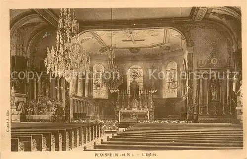 AK / Ansichtskarte Pexonne_54 Die Kirche Innenansicht 