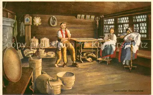 AK / Ansichtskarte Appenzell_IR Appenzeller Bauernstube Appenzell IR