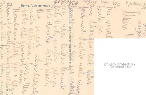 AK / Ansichtskarte Bern_BE Gesamtansicht Bern_BE