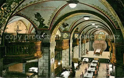 AK / Ansichtskarte Bern_BE Kornhauskeller Innenansicht Bern_BE
