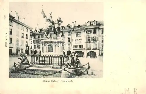 AK / Ansichtskarte Bern_BE Erlach Denkmal Bern_BE