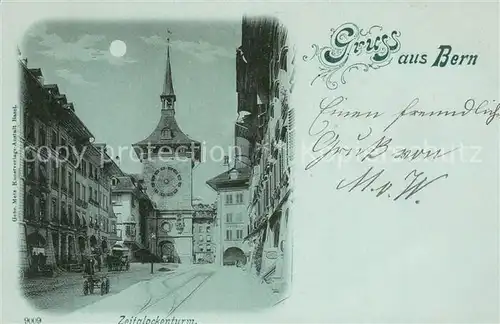 AK / Ansichtskarte Bern_BE Zeitglockenturm Bern_BE