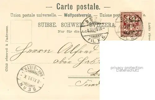 AK / Ansichtskarte Bern_BE Zeitglockenturm Bern_BE