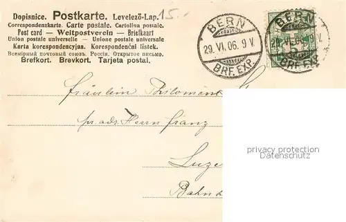 AK / Ansichtskarte Bern_BE Stadttheater Aussenansicht Bern_BE