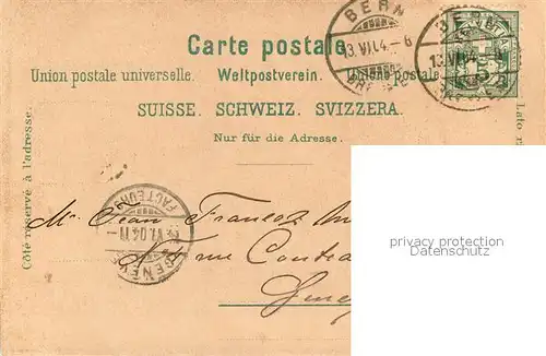 AK / Ansichtskarte Bern_BE Teilansicht v. Wabern aus Bern_BE