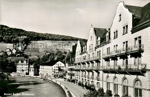 AK / Ansichtskarte Baden__AG Teilansicht Kurort 