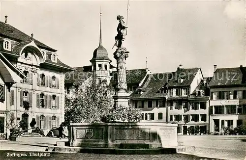 AK / Ansichtskarte Zofingen_AG Thutplatz 