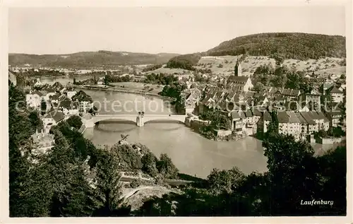 AK / Ansichtskarte Laufenburg_AG Gesamtansicht m. Rhein Laufenburg AG