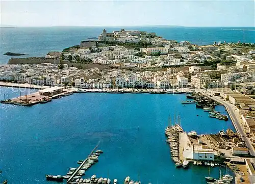 AK / Ansichtskarte Ibiza_Islas_Baleares Vista en avion Ibiza_Islas_Baleares