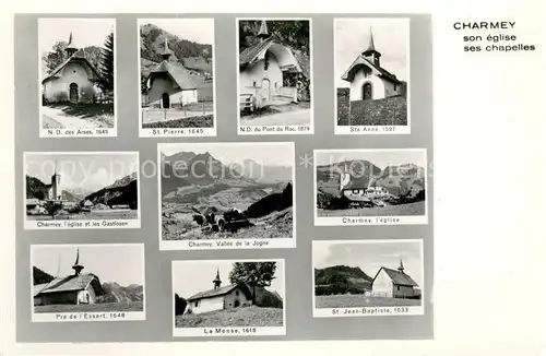 AK / Ansichtskarte Charmey_FR son eglise ses chapelles 