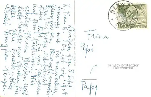 AK / Ansichtskarte Wengen__BE Luftseilbahn Wengen Maennlichen 