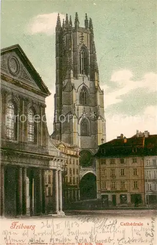 AK / Ansichtskarte Fribourg_FR Cathedrale Fribourg FR