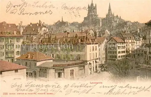 AK / Ansichtskarte Lausanne_VD Vue partielle Lausanne VD
