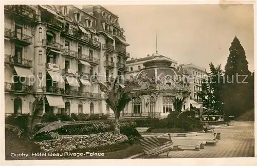 AK / Ansichtskarte Ouchy_Lausanne_VD Hotel Beau Rivage Palace 